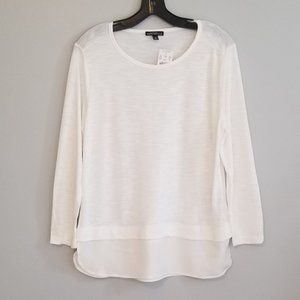 J. Crew Mercantile Long Sleeve Top W. Silky Hem